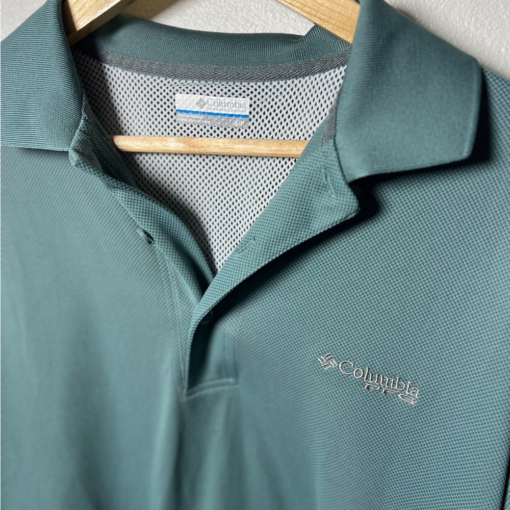 Columbia Men's Teal Polo Shirt